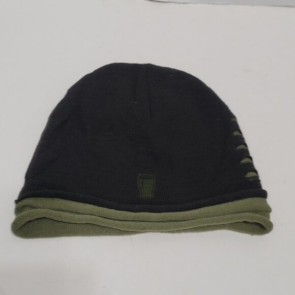 Guinness Beer & Bio Domes Hat Collab Beanie black/green Shredded Distressed OSFA - Picture 7 of 11
